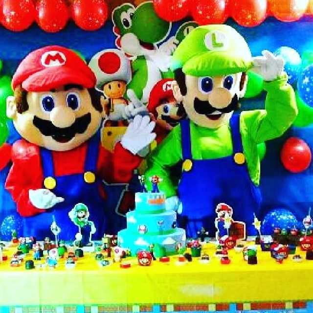 Foto 1 - Mario bros luigi cover personagens vivos festa