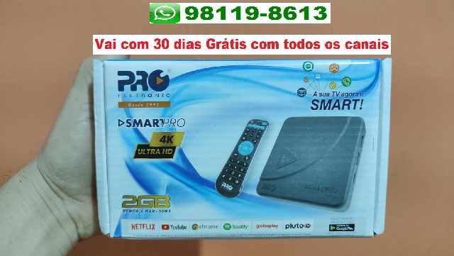 Foto 1 - Tv box Smart Pr Eletronic Prosb-3000 - Anatel